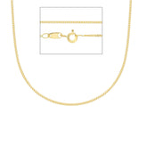 18 Karat Gelbgold  Panzerkette - 45 cm